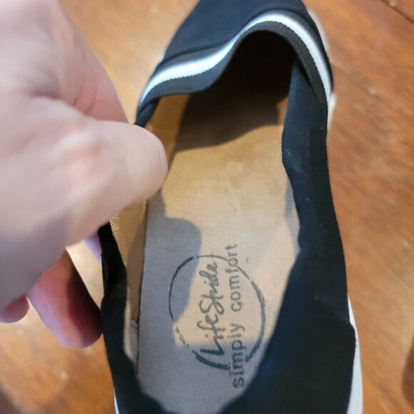 Lifestride Stockton Black Slip On Comfort Sneakers - Picture 10 of 15